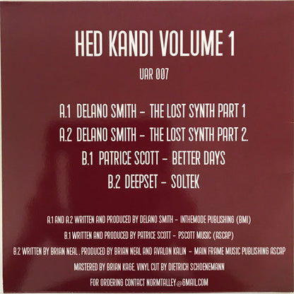 Delano Smith, Patrice Scott, Deepset - Hed Kandi Vol. 1